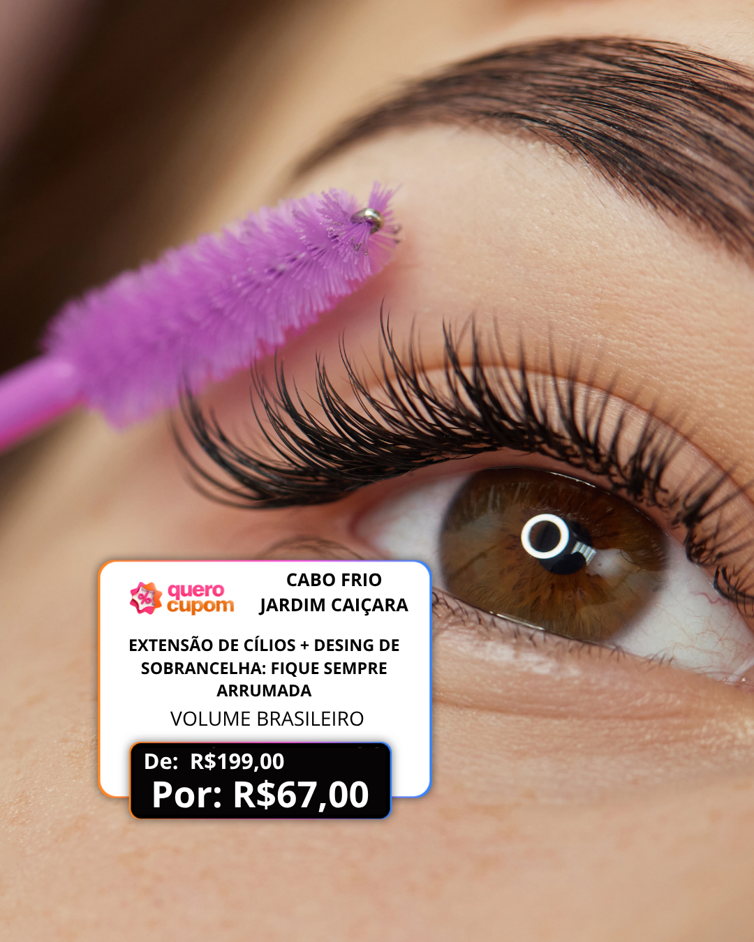 CÍLIOS VOLUME BRASILEIRO + DESIGN DE SOBRANCELHA - OLHAR MARCANTE
