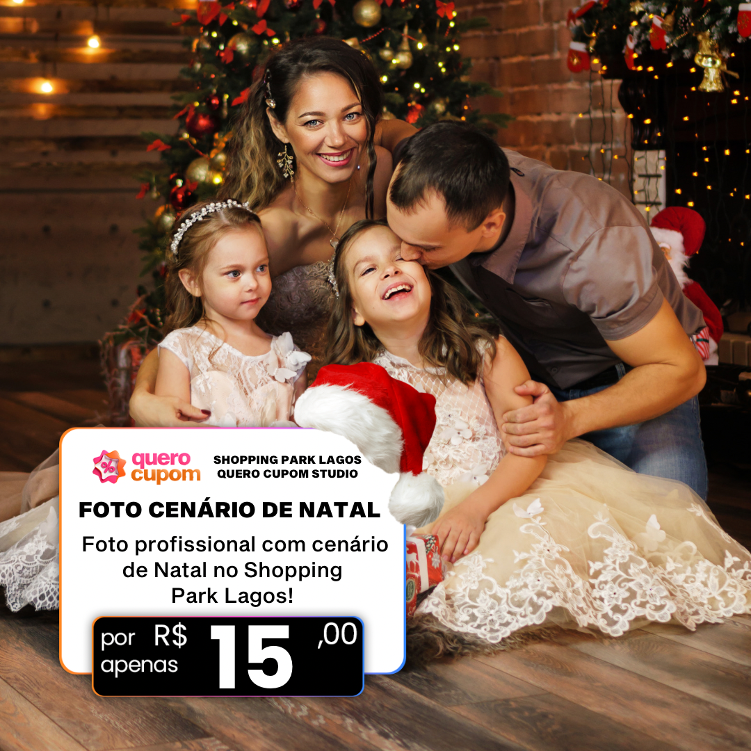 FOTO CENÁRIO DE NATAL!