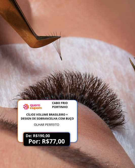 💖 OLHAR PERFEITO: CÍLIOS VOLUME BRASILEIRO + DESIGN DE SOBRANCELHA COM BUÇO! 💖