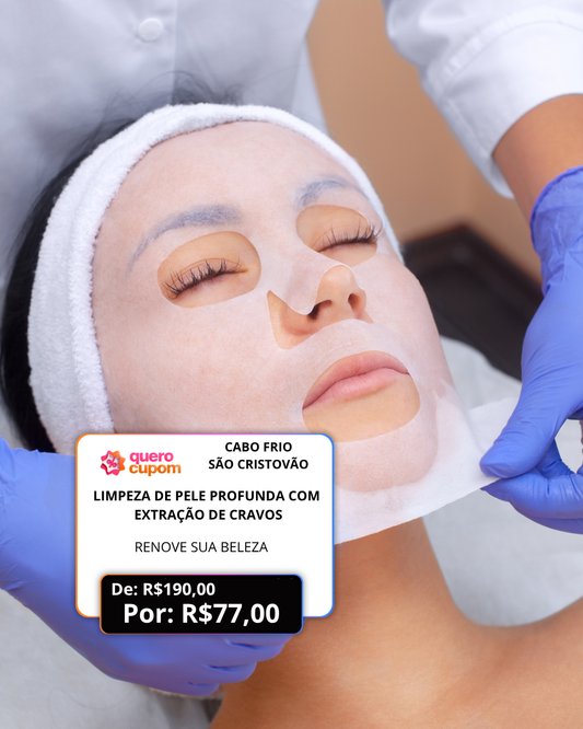 ✨ LIMPEZA DE PELE PROFUNDA – RENOVE SUA BELEZA! ✨