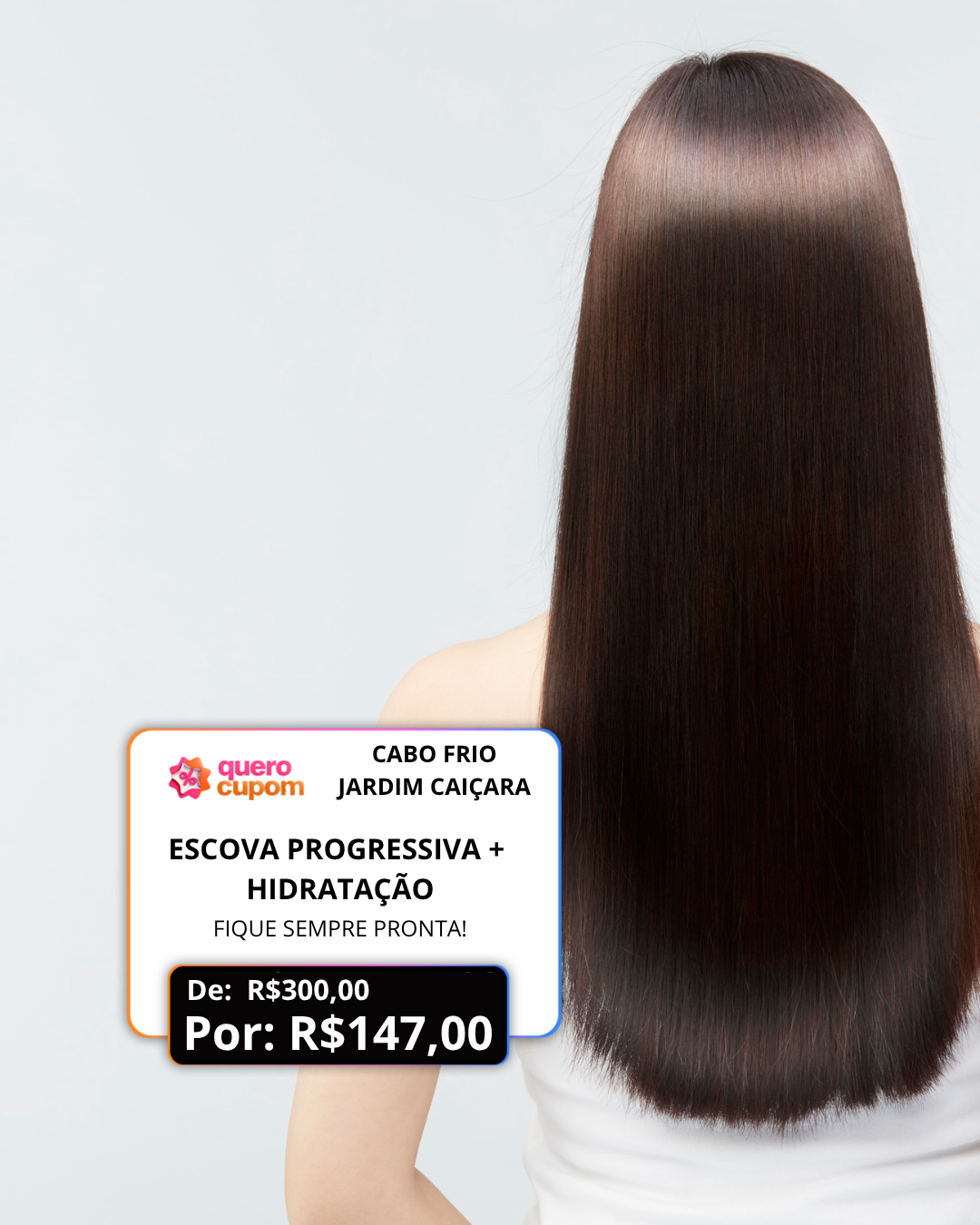 ESCOVA PROGRESSIVA + HIDRATAÇÃO - FIQUE SEMPRE PRONTA!