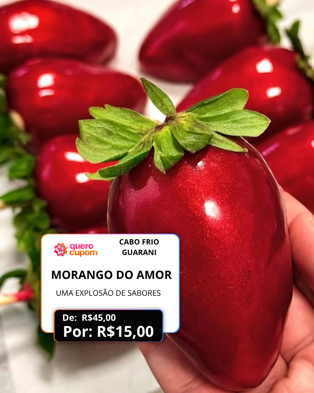 MORANGO DO AMOR — UMA EXPLOSÃO DE SABORES POR APENAS R$ 15! 🍓❤️
