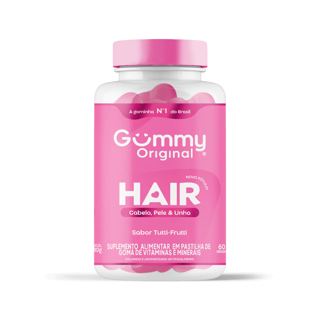 💊 Gummy Original - Hair Suplemento Vitamina Para Cabelo E Unhas Em Goma 💊